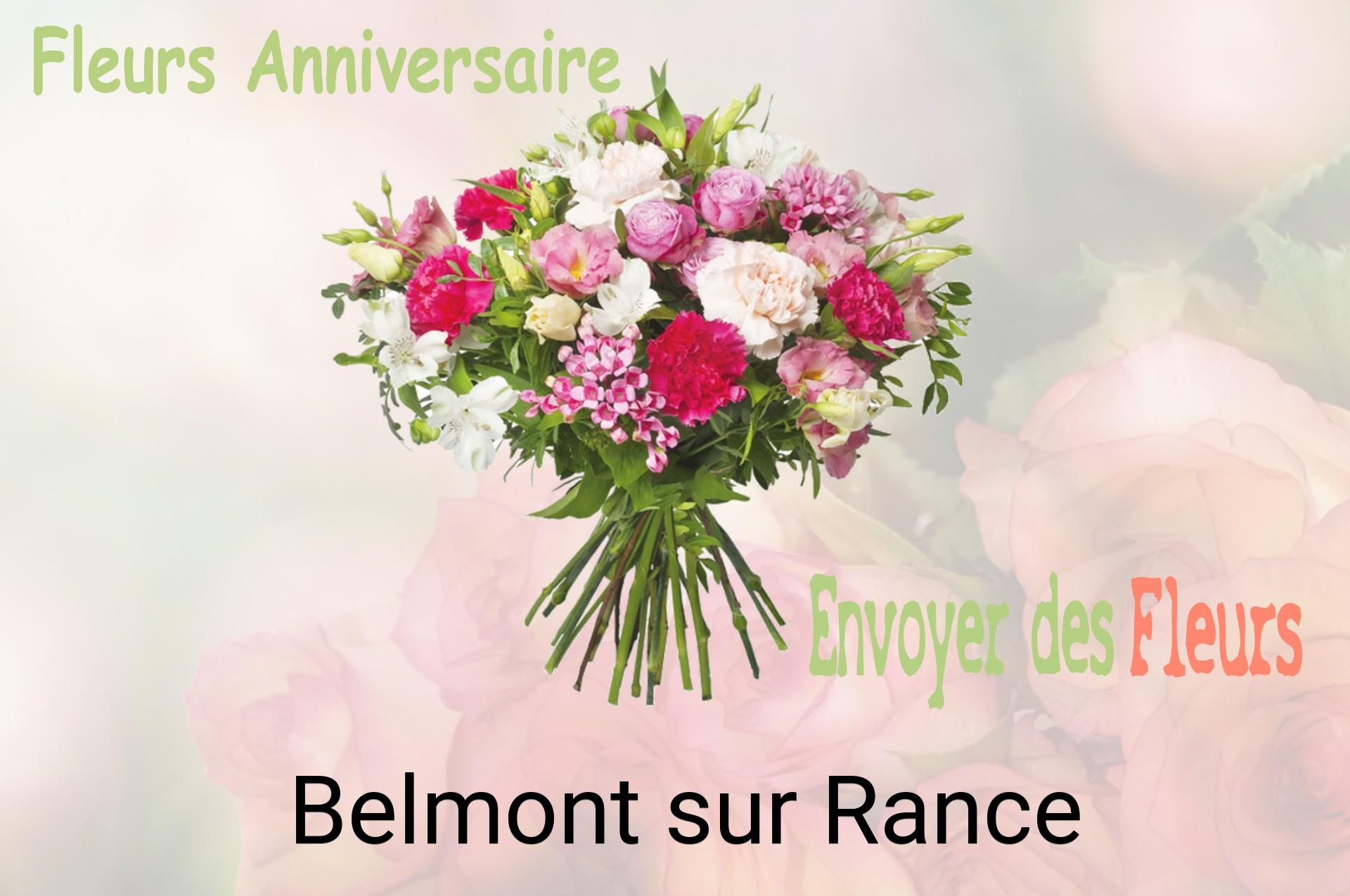 Bouquet de fleurs d’anniversaire livré à Belmont-sur-Rance
