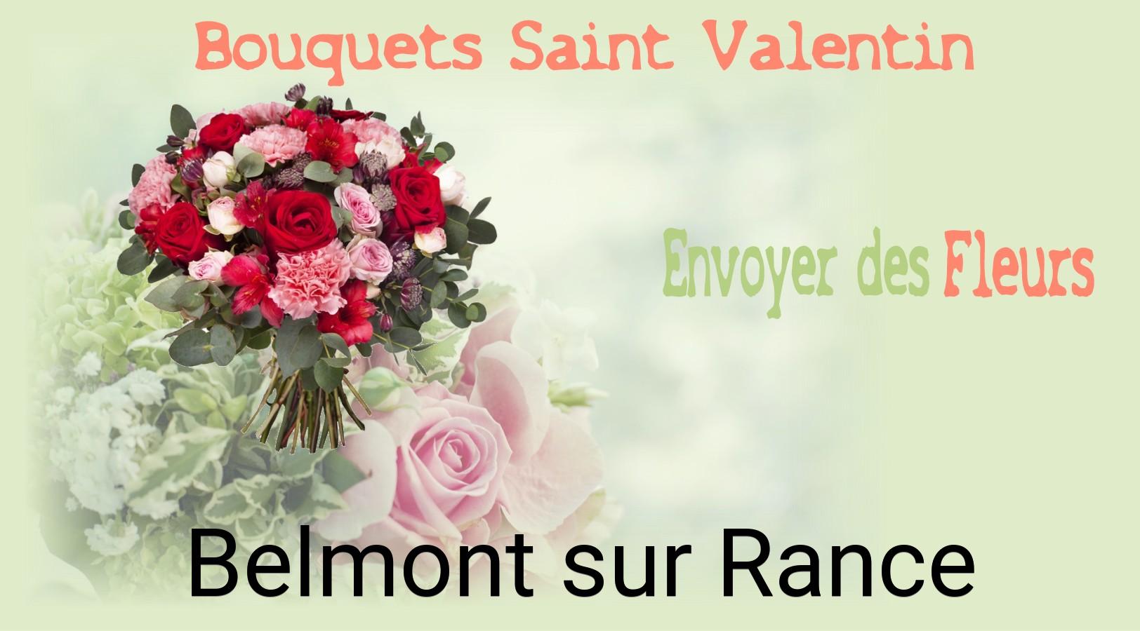 Roses de Saint-Valentin livrées à Belmont-sur-Rance